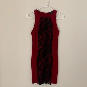 Barely worn bodycon dress for night out 😏🔥❤️🖤